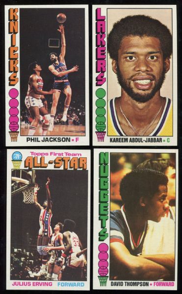 1976 Topps Basketball Complete High Grade Set 