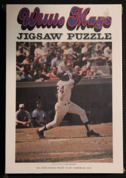 1971 Willie Mays Sealed Jigsaw Puzzle 16x20 