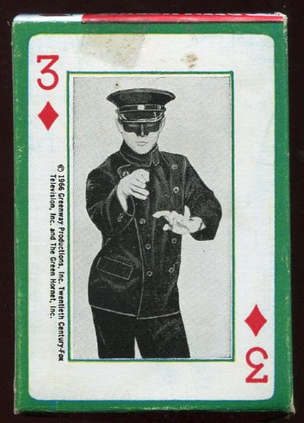 1966 Green Hornet Playing Cards Complete Mint Set