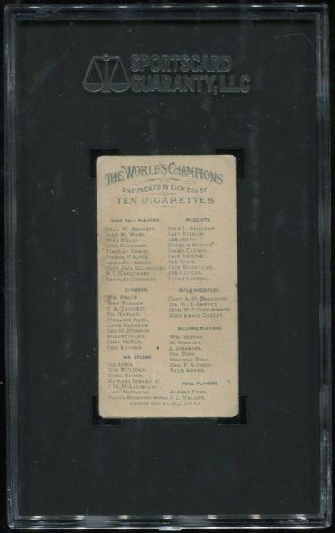 1887 N28 Allen & Ginter John L Sullivan SGC 40
