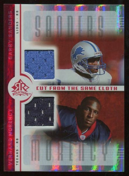 2005 UD Reflections #CC-SM Sanders/Morency Jersey
