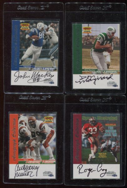 1999 Fleer Greats of the Game Autographed Lot of 10 with Hall of Famers