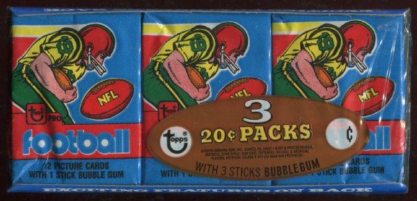 1979 Topps Unopened Wax Pack Tray