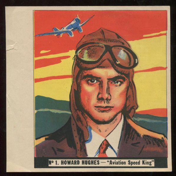 1936 Goudey History of Aviation #1 Howard Hughes