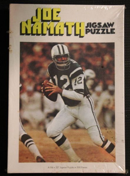 1971 Joe Namath Sealed Jigsaw Puzzle 16x20