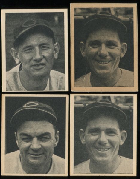 1940 W711-2 Harry Hartman Cincinnati Reds Team Lot of 10 Different