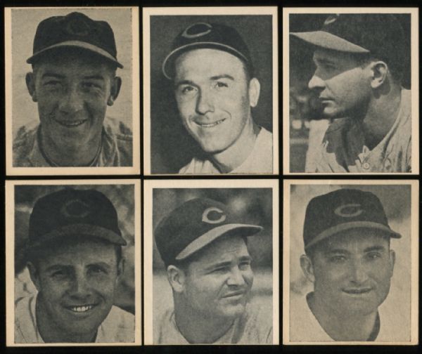 1940 W711-2 Harry Hartman Cincinnati Reds Team Lot of 10 Different