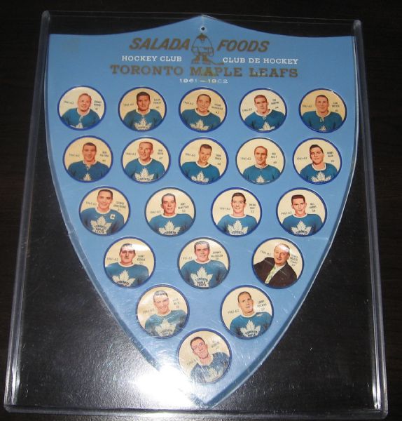 1961-62 Salada Maple Leafs W/Shield *Frank Mahovlich*