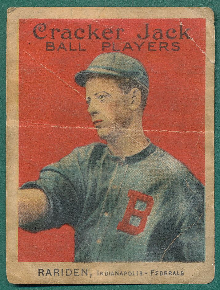 Lot Detail - 1914 Cracker Jack #137 William Rariden