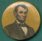1909-10 Wards Tip Top Bread Abe Lincoln, Pin Button