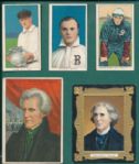 1909-11 Lot of (5) Tobacco Cards W/ T206 Chase