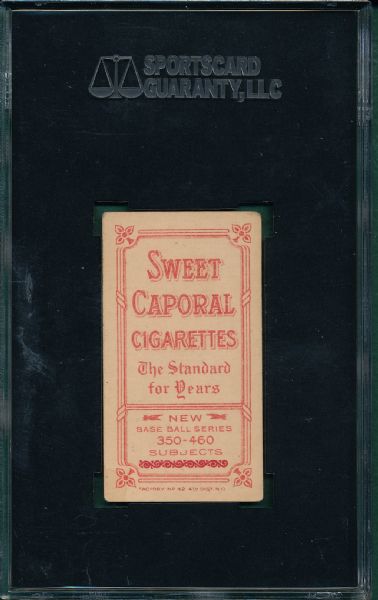 1909-1911 T206 Jordan Sweet Caporal Cigarettes SGC 50
