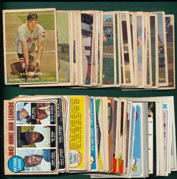 1957-73 Topps Lot of (77) W/ Mays