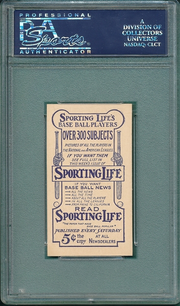 1911 M116 Erwin Sporting Life PSA 8