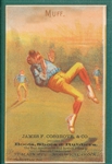 1878 Forbes Baseball Trade Card "Muff"