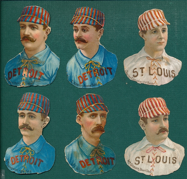 1888 Scrapps Tobacco Die Cuts, Complete Set (18)