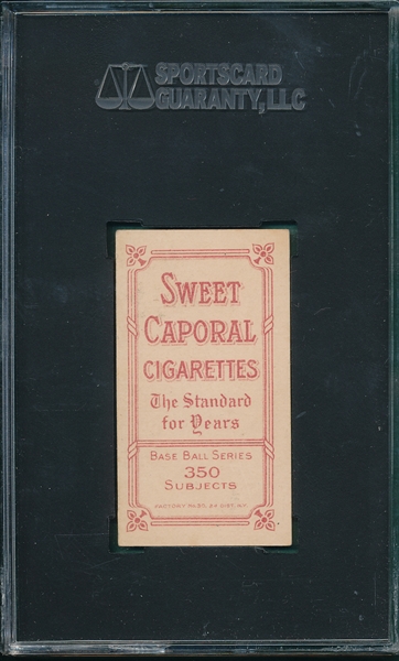 1909-1911 T206 Bransfield Sweet Caporal Cigarettes SGC 70 