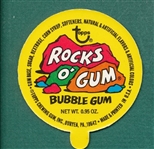 1971 Topps "Rocks O Gum Lids" Complete Set (55) W/ Gelman Card