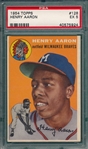 1954 Topps #128 Henry Aaron PSA 5 *Rookie*