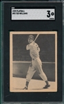 1939 Play Ball #92 Ted Williams SGC 3 *Rookie*