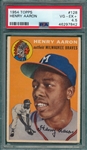 1954 Topps #128 Henry Aaron PSA 4.5 *Rookie*