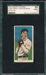 1909-1911 T206 Mathewson, Dark Cap, Sweet Caporal Cigarettes, SGC 50
