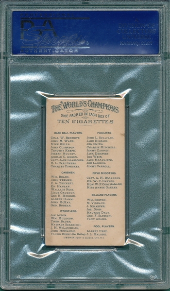 1887 N28 McLaughlin Allen & Ginter Cigarettes PSA 5 (MK)
