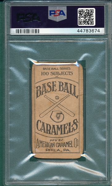 1909-11 E90-1 Bransfield, P On Shirt, American Caramel Co. PSA 1.5