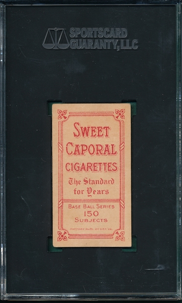 1909-1911 T206 Elberfeld, New York, Sweet Caporal Cigarettes SGC 4 *Factory 25*