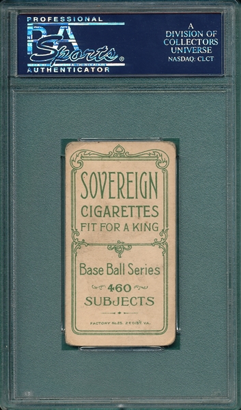 1909-1911 T206 Hummel Sovereign Cigarettes PSA 2 *460 Series*
