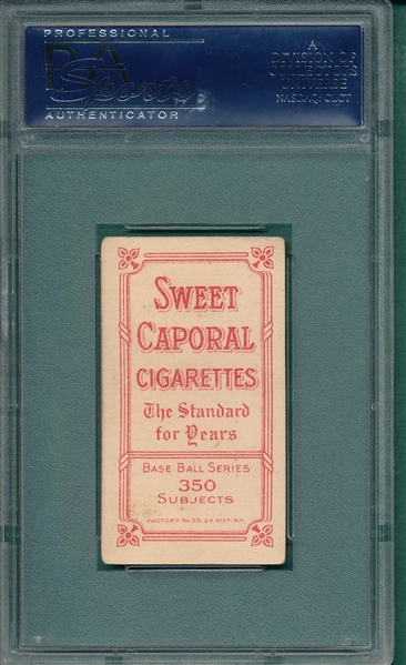 1909-1911 T206 Campbell Sweet Caporal Cigarettes PSA 4