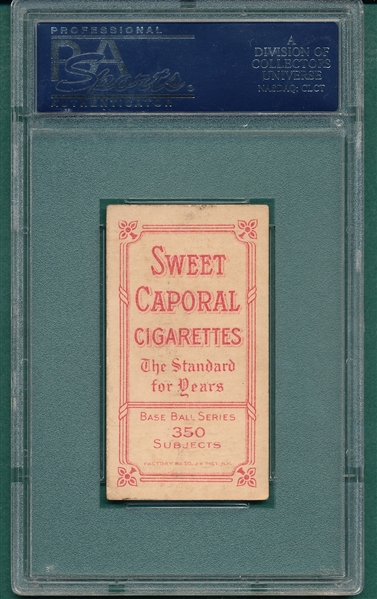 1909-1911 T206 Konetchy, Glove Near Ground, Sweet Caporal Cigarettes PSA 4.5
