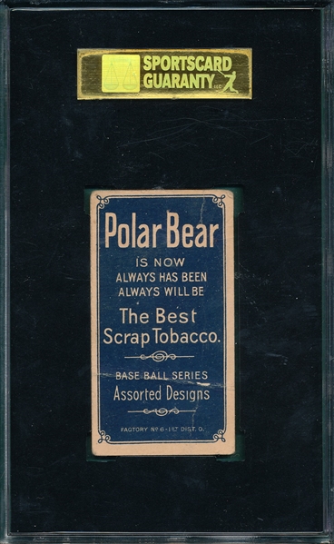 1909-1911 T206 Carr Polar Bear SGC 10
