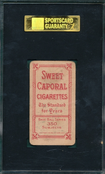 1909-1911 T206 Rossman Sweet Caporal Cigarettes SGC 40