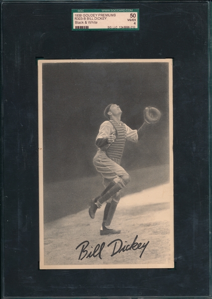 1939 R303-B Bill Dickey Goudey Premium SGC 50