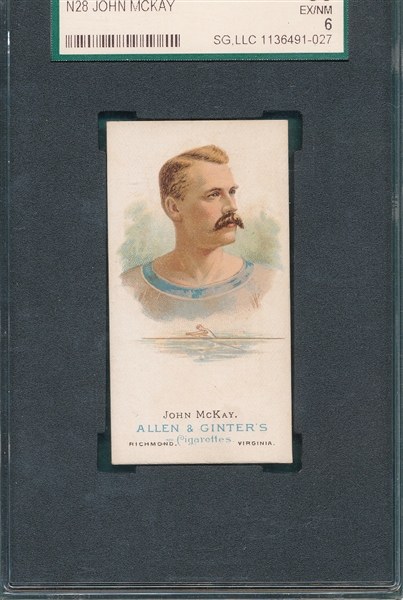 1887 N28 McKay Allen & Ginter Cigarettes SGC 80
