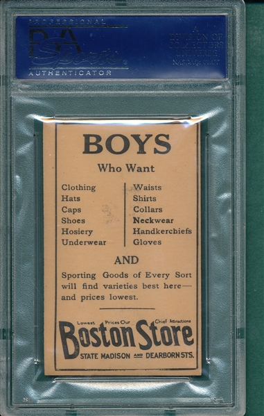 1917 Boston Store #129 Steve O'Neil PSA 5.5