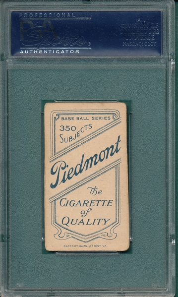 1909-1911 T206 Gray Piedmont Cigarettes PSA 3