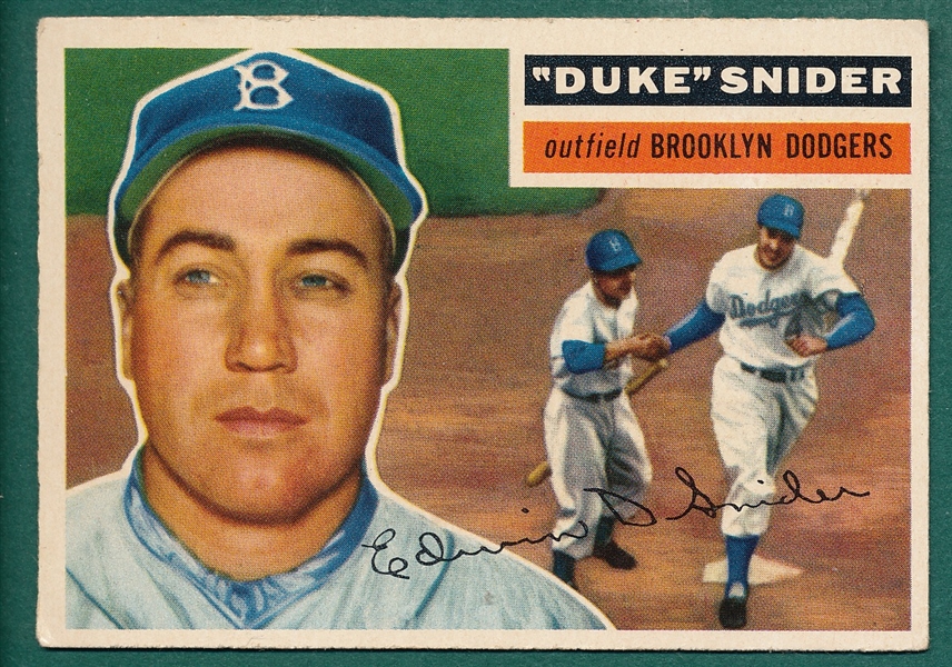 1956 Topps #150 Duke Snider *Gray*