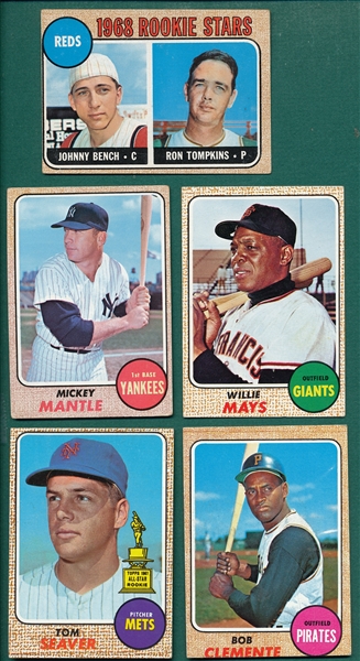 1968 Topps Baseball Near Set (597/598)