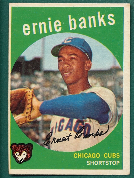 1959 Topps #350 Ernie Banks 
