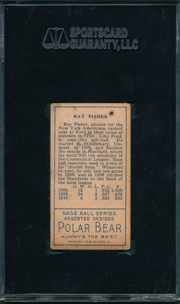 1911 T205 Fisher, Polar Bear, SGC 20