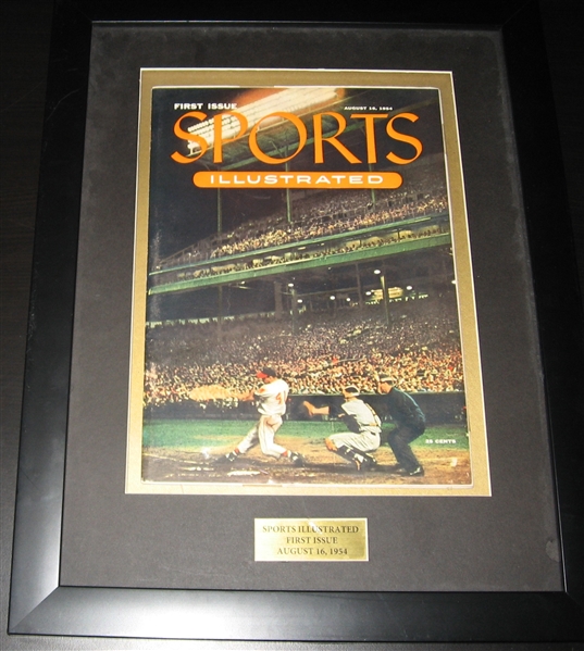 1954 Sports Illustrated #1, Framed & Matted