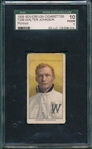 1909-1911 Walter Johnson, Portrait, Sovereign Cigarettes, SGC 10