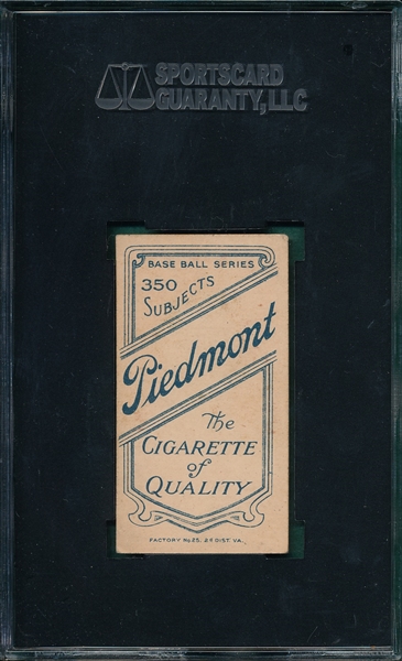 1909-1911 T206 Poland Piedmont Cigarettes SGC 60