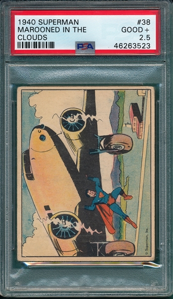 1940 Superman #38 Marooned In The Clouds PSA 2.5