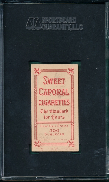 1909-1911 T206 Kroh Sweet Caporal Cigarettes SGC 70
