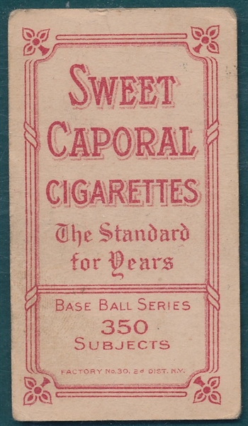 1909-1911 T206 Dahlen, Brooklyn, Sweet Caporal Cigarettes *SP*