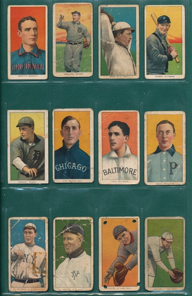 1909-1911 T206 Lot of (12) W/ Clark Griffith