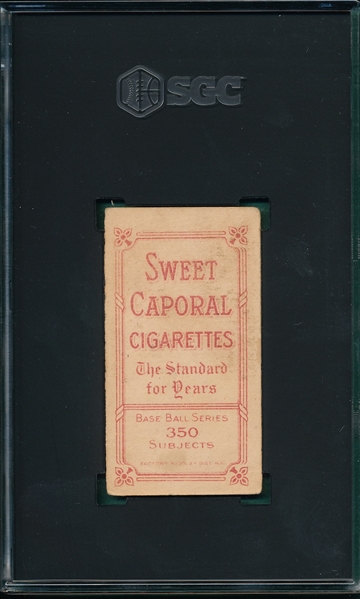 1909-1911 T206 Bridwell, Portrait, No Cap, Sweet Caporal Cigarettes SGC 2.5